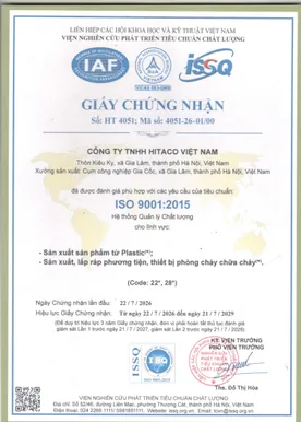 Giấy chứng nhận ISO 9001:2015